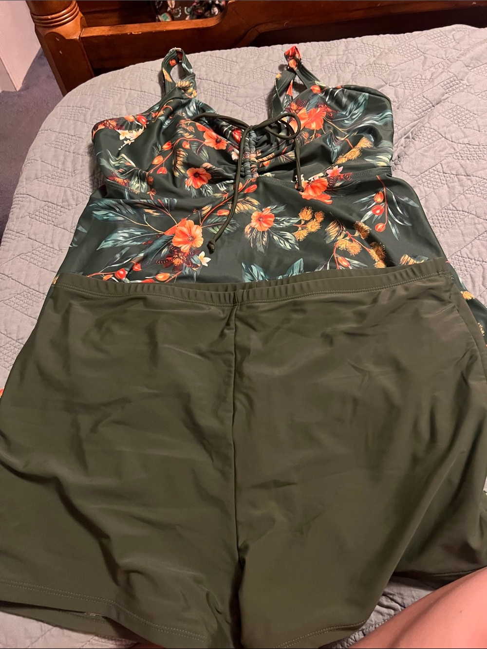 Two piece bathing suit